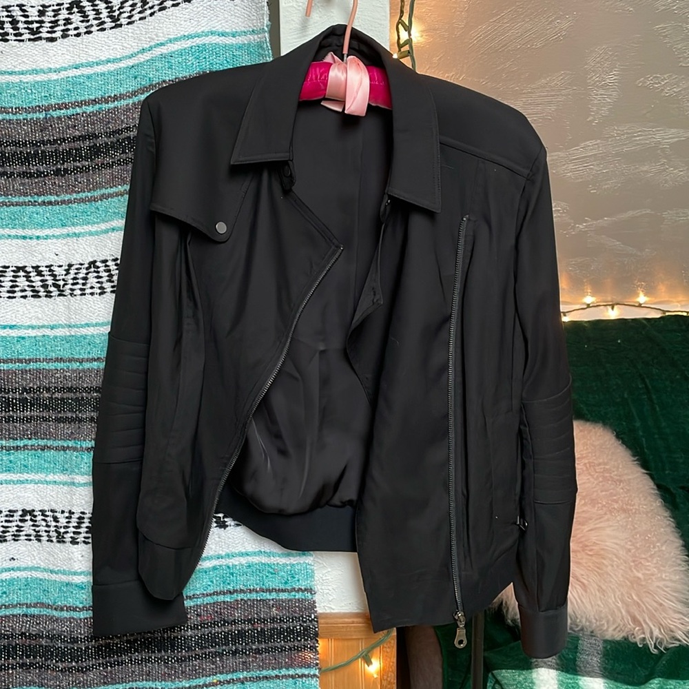 L.A.M.B biker jacket - black, size 6